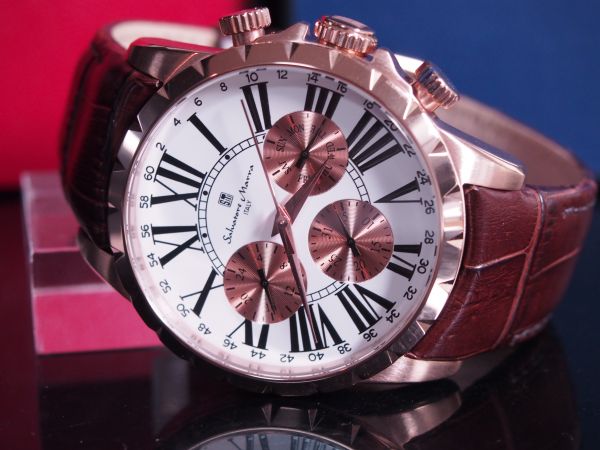 1円スタ!! 新品 サルバトーレマーラ 腕時計 メンズ 保証書　箱付