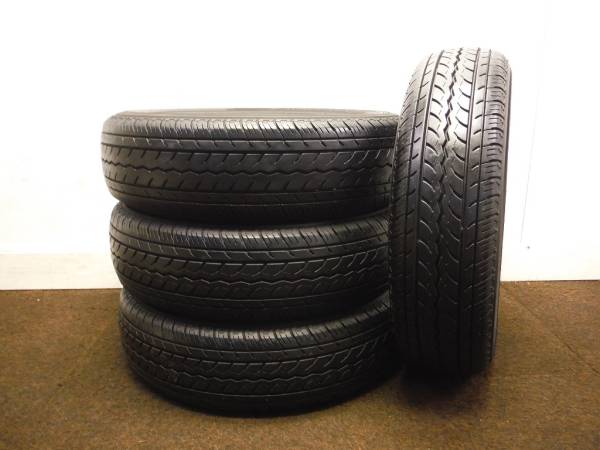 中古タイヤ市場◆愛川店◆送料無料◆165R13 6PR LT◆4本(B-7410)