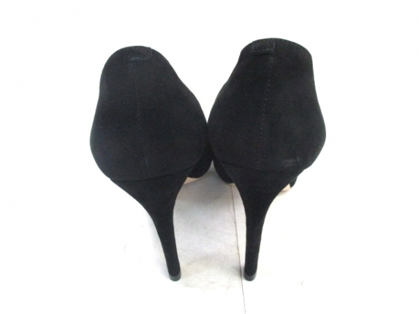 ジミーチュウ パンプス 37 レディース 黒 スエード JIMMY CHOO JIMMY