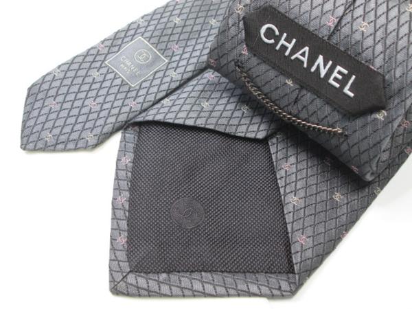 シャネル CHANEL ネクタイ/ロゴ柄【Premium】◎L383 ○カラー 【公式通販】