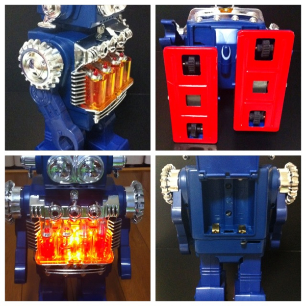 堀川玩具 スモーキングエンジン ロボット 電動 箱付き 昭和レトロ玩具