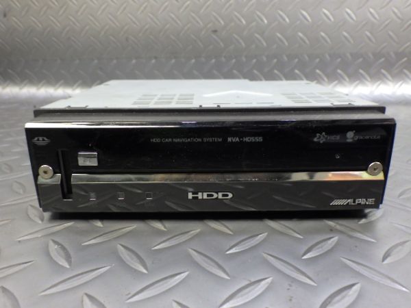 保証付 ALPINE アルパイン HDDナビ NVA-HD55S ユニットのみ 即納 Japan