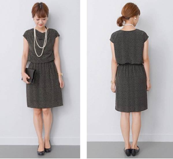 美品★アーバンリサーチDOORS★ドットワンピース（定価￥17280）