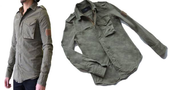 新品akmミリタリーシャツARMY 検)wjkセクスプリメNOID清春MaD