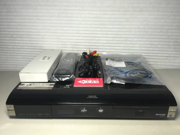 SHARP 地デジ/BS/CS「DV-ACW82」2番組W録画 ハイビジョン 完動