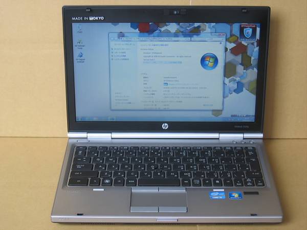 美品 HP EliteBook 2560p / i5-2.6G 4G 320G WLAN Win7-64bit