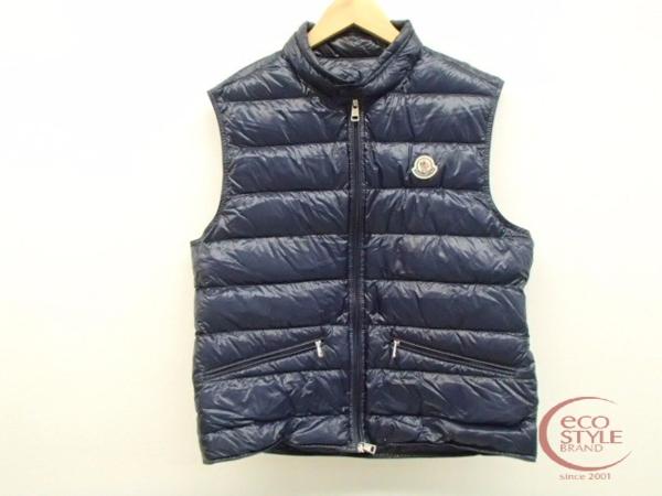 【超美品⭐️人気】モンクレールダウンベストギュイネイビーMoncler GUI 0 □MONCLERモンクレール ネイビー GUIグイ 超軽量ダウンベスト2