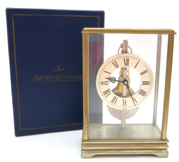 1円～ジャガールクルト 置時計 手巻き 中古品 3NZZ-106O