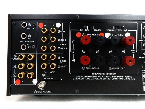 中古 Bose 4702 III プリメイン アンプ 音響 動作品 S1921788 希少BOSE