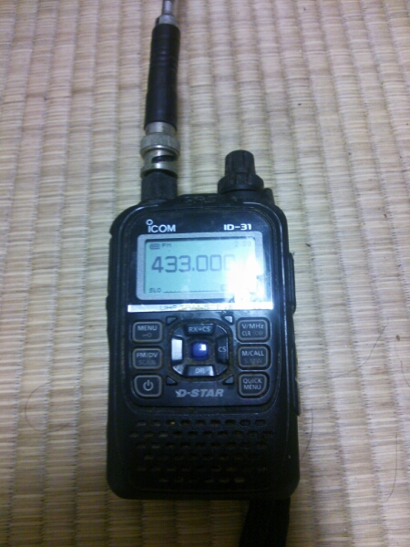 アイコム ID-31 430ハンディ機GPSレシーバー内蔵