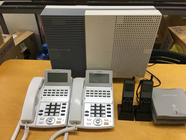 NTT　αNX Mタイプ主装置　スター配線　電話機4台セット