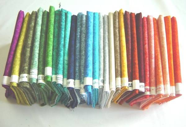 大量出品◆パッチワークに！USA/28colors/ムラ模様/112×30×28