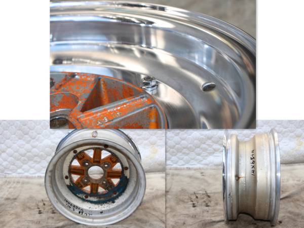 当時物 旧車 SSR スピードスター マークⅢ MK-Ⅲ3 14X6.5J +4