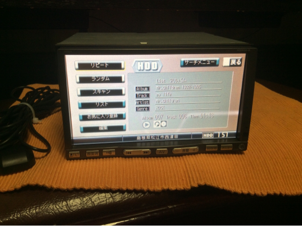 日産純正 HDDナビ 実働テスト済み 送料無料 HS306A
