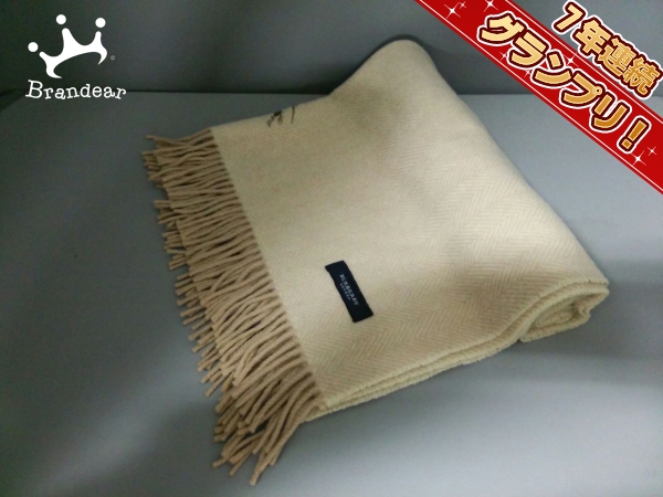 バーバリーロンドン マフラー ベージュ ウール Burberry LONDON