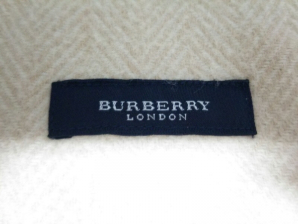 バーバリーロンドン マフラー ベージュ ウール Burberry LONDON