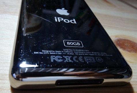 オーディオ機器 Apple iPod Classic A1238ブラック 80GB/MB147J