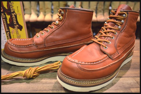【箱付良品】レッドウィング9851カヌーモックセッター赤茶8.5E