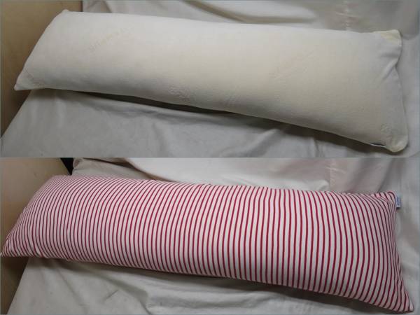 美品◆テンピュール　超ロングハグピロー（別売カバー付）◆税込