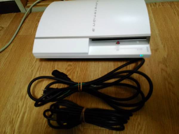 【希少】 中古PS3本体 CECHL00 80GB ホワイト 【FW3.55以下】