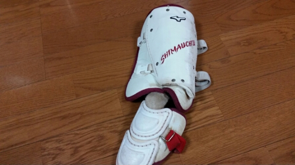 東北楽天イーグルス島内宏明選手実使用品フットガード