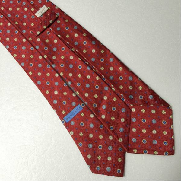 ブルガリ 小紋柄セッテピエゲタイ 607254