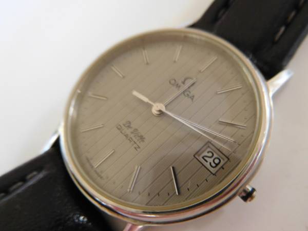 1円～ジャンク品 オメガ デビル クォーツ 腕時計(セ-え67)