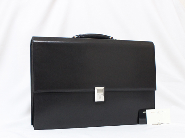 超美品dunhill ビジネス書類バッグ ドキュメント ブリーフケース