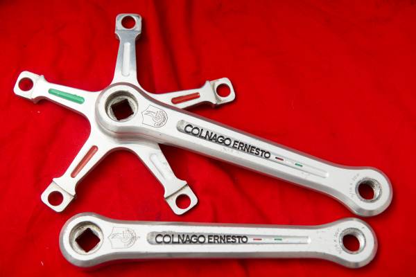 COLNAGO刻印☆CAMPAGNOLOスーパーレコード☆クランク左右セット