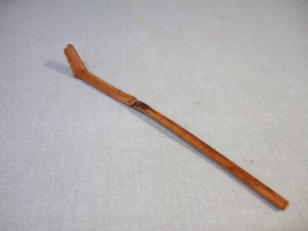 茶杓□（銘：四季の友）大徳寺 上田義山 煤手 竹茶杓 直