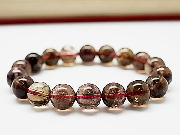 ◆異色10A カナダ産 オーラライト23 ブレスレット 11mm【J734