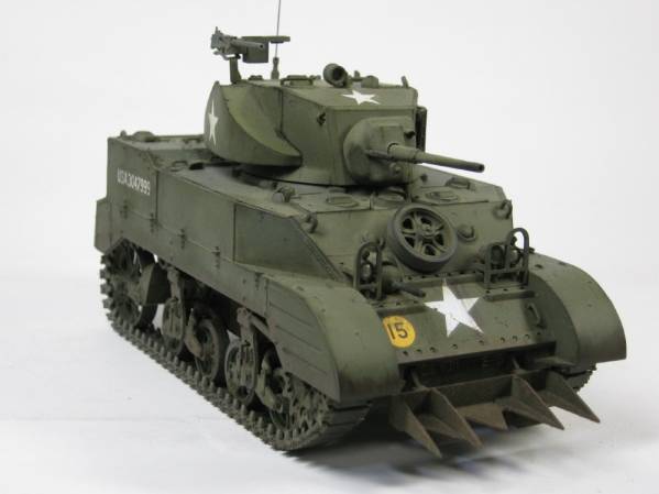 タミヤ 1/35 米軍 M5A1 軽戦車 完成品