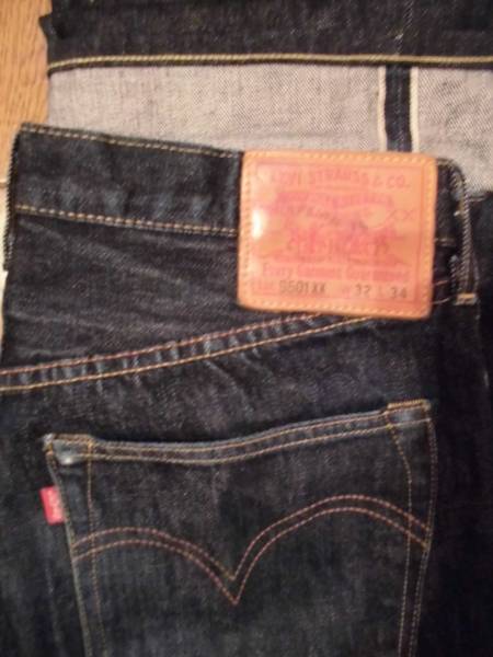 USA製 生産終了レプリカ LEVIS S501XX大戦モデル 美品 赤耳BIG-E