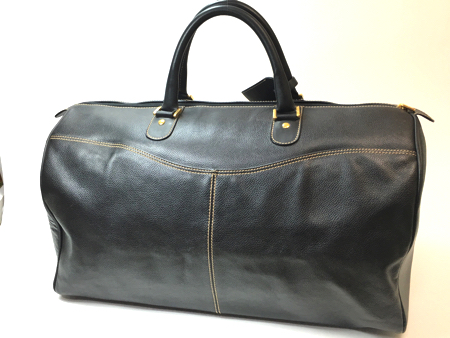 ダンヒル　レザー　ボストンバッグ　黒