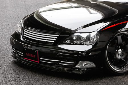 Kブレイク エアロ PLAT マークX GRX120 フロントバンパー