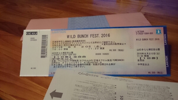 BUNCH FEST. WILD 0 1 ヒストリー｜WILD - ワイルドバンチフェス FEST 