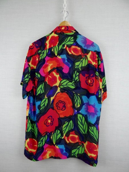 ★EQUIPMENT エキプモン 半袖シルク花柄シャツ