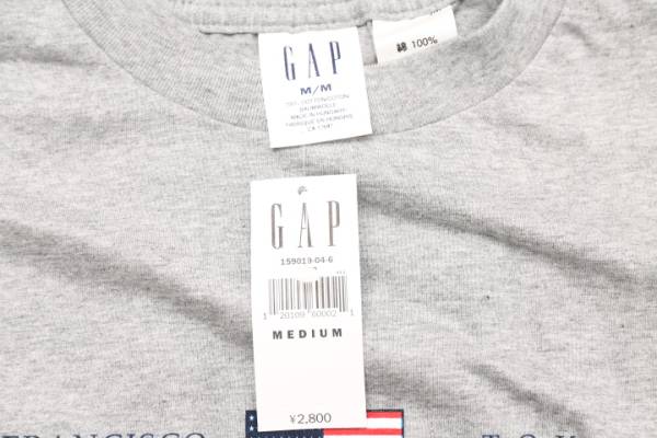 Gap ギャップ 半袖tシャツ メンズ Size M グレー 半袖tシャツ 売買されたオークション情報 Yahooの商品情報をアーカイブ公開 オークファン Aucfan Com
