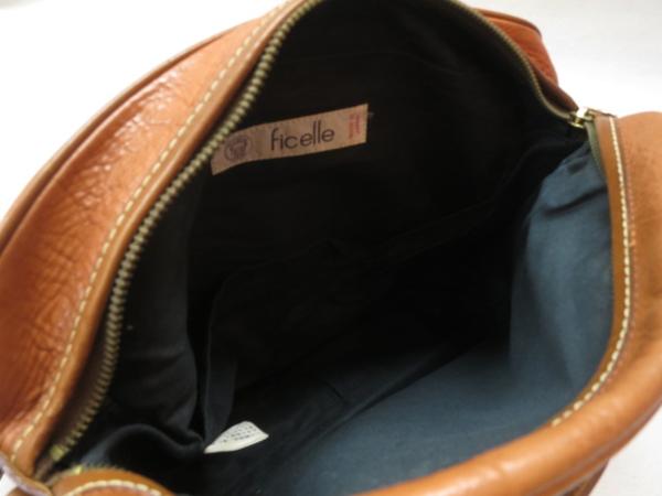 人気■日本製 フィセル レザー ショルダーバッグ ポケット多数