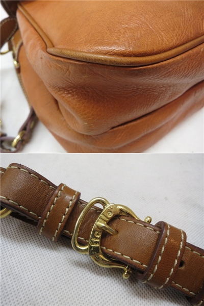 人気■日本製 フィセル レザー ショルダーバッグ ポケット多数