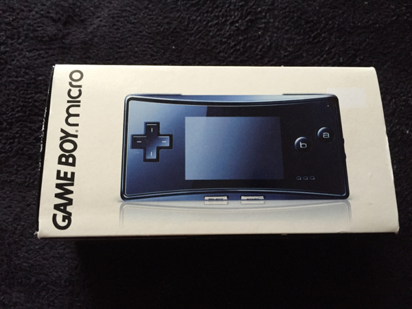 動作品 ゲームボーイミクロ本体 ブラック 箱説あり 任天堂（Nintendo
