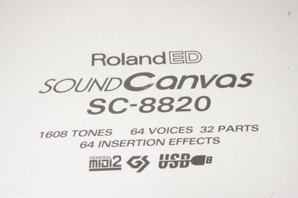 ローランド 音源モジュール SC-8820 SoundCanvas 【公式通販】