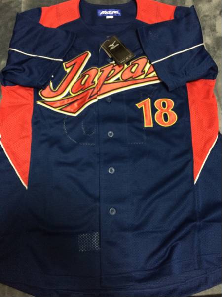 ユニフォーム 松坂大輔 WBC M-L #18 侍ジャパン 0 新品タグ付