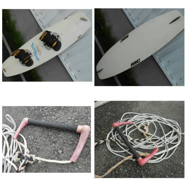 ◎ウェイクボード　ビンディング　ハンドルおまけ付き◎