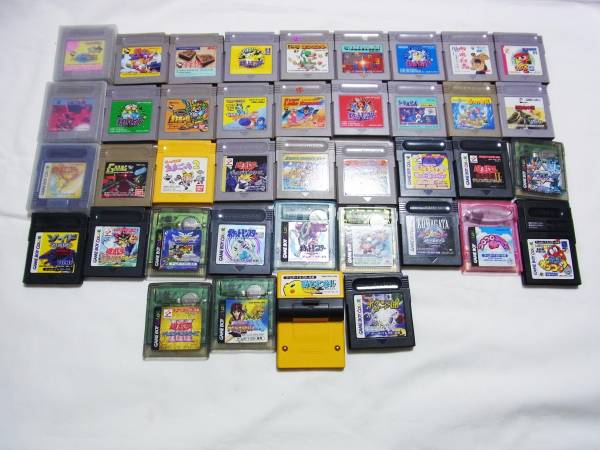 ゲームボーイ ゲームボーイカラー カセット ソフト まとめ 85本