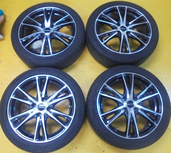 ★Glaffite 6J+45 15年製 195/45R16 ダンロップ 4本★B78