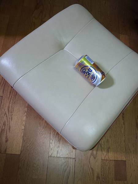 カリモク Chitano チターノ 本革 Domani スツール オットマン karimoku