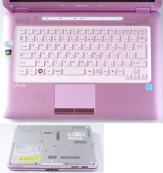 Windows10 ピンクVAIO▼14型光沢ワイド/WiFi/DVDS▼SONY_3