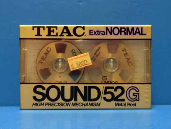 TEAC SOUND/52G 未開封　オープンリール ルック　カセット