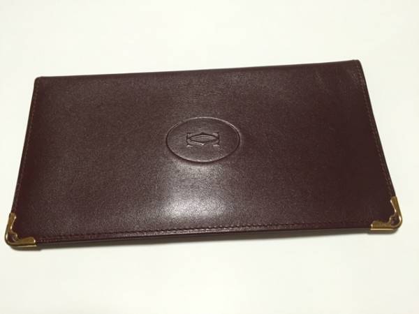 Cartier カルティエ　マスト　札入れ（ボルドー）　美品